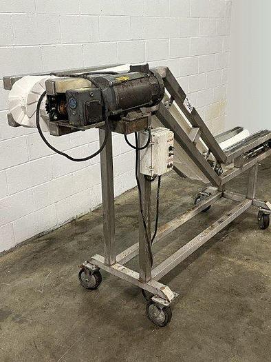 Used 4.5' High Z-Style Incline Conveyor