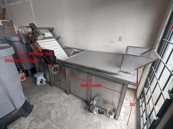 Used Water Bath Conveyor