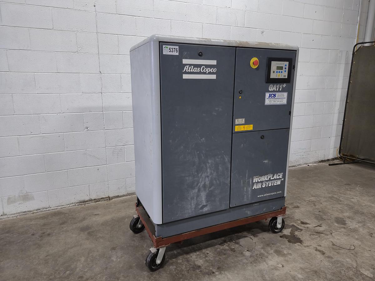 Used Atlas Copco GA11PLUS Rotary Screw Air Compressor