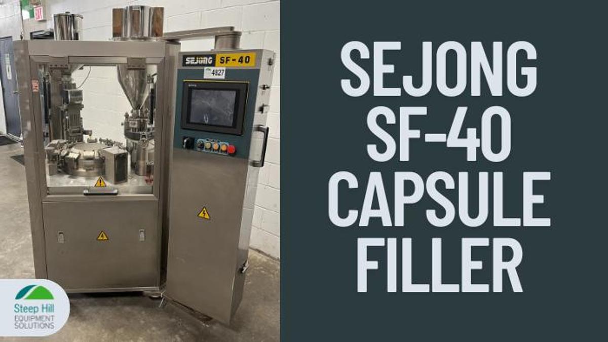 Used Sejong SF-40 Capsule Filler