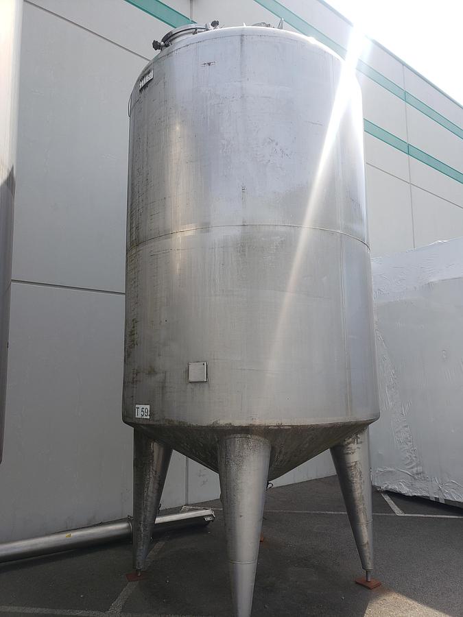 Used 12,000L SS Jacketed Tanks with Agitation