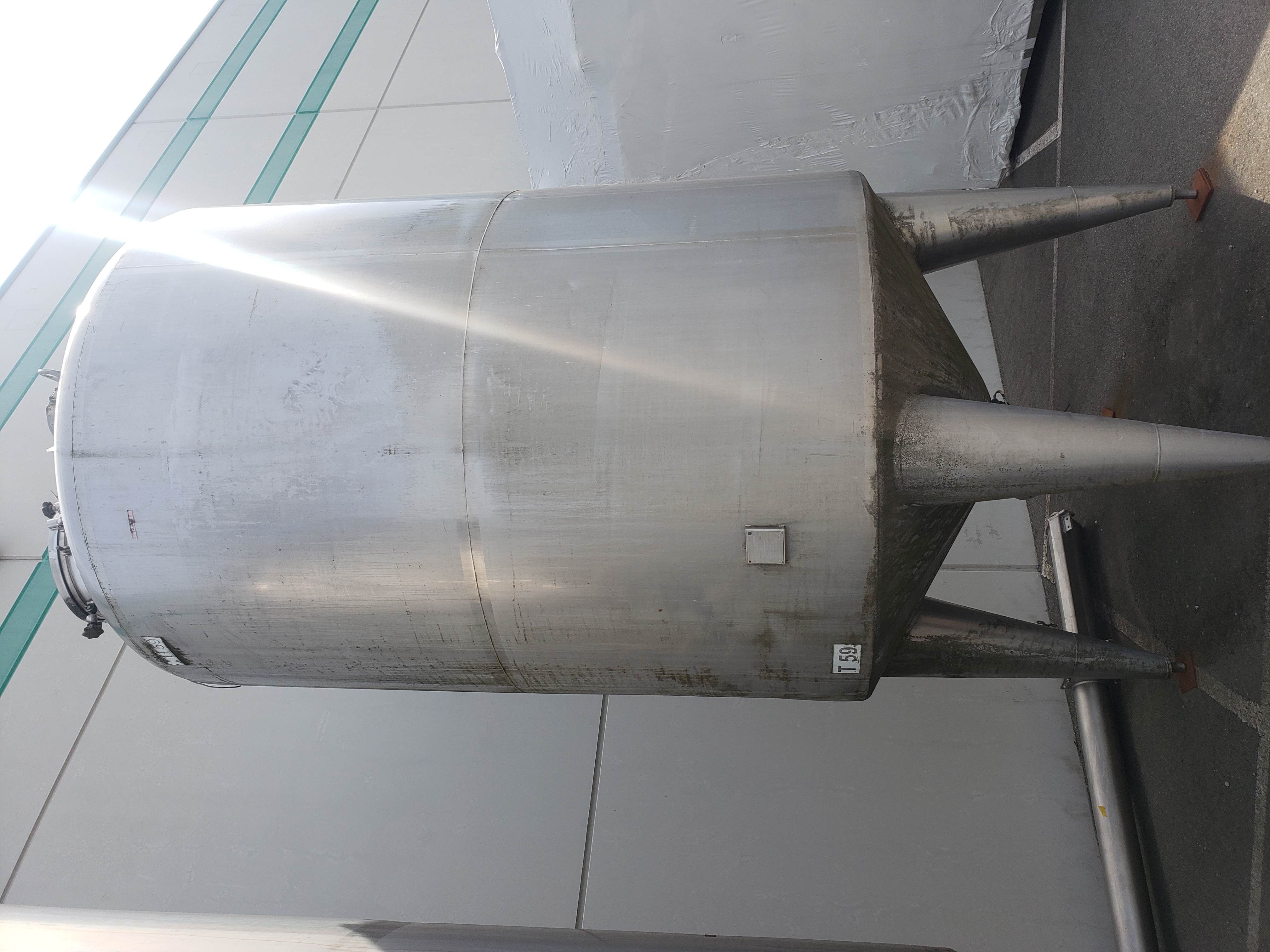 Used 12,000L SS Jacketed Tanks with Agitation