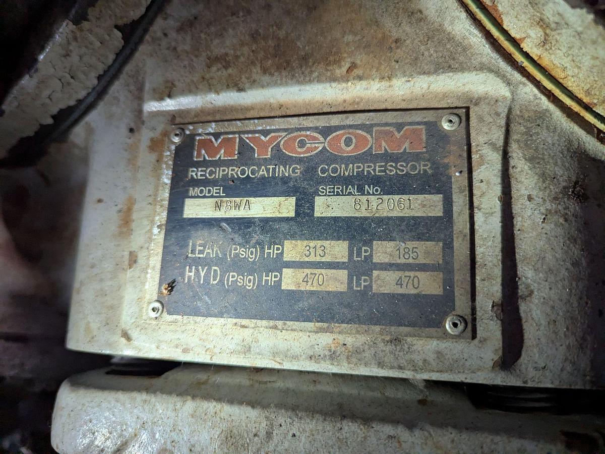 Used Mycom N8WA Reciprocating Compressor