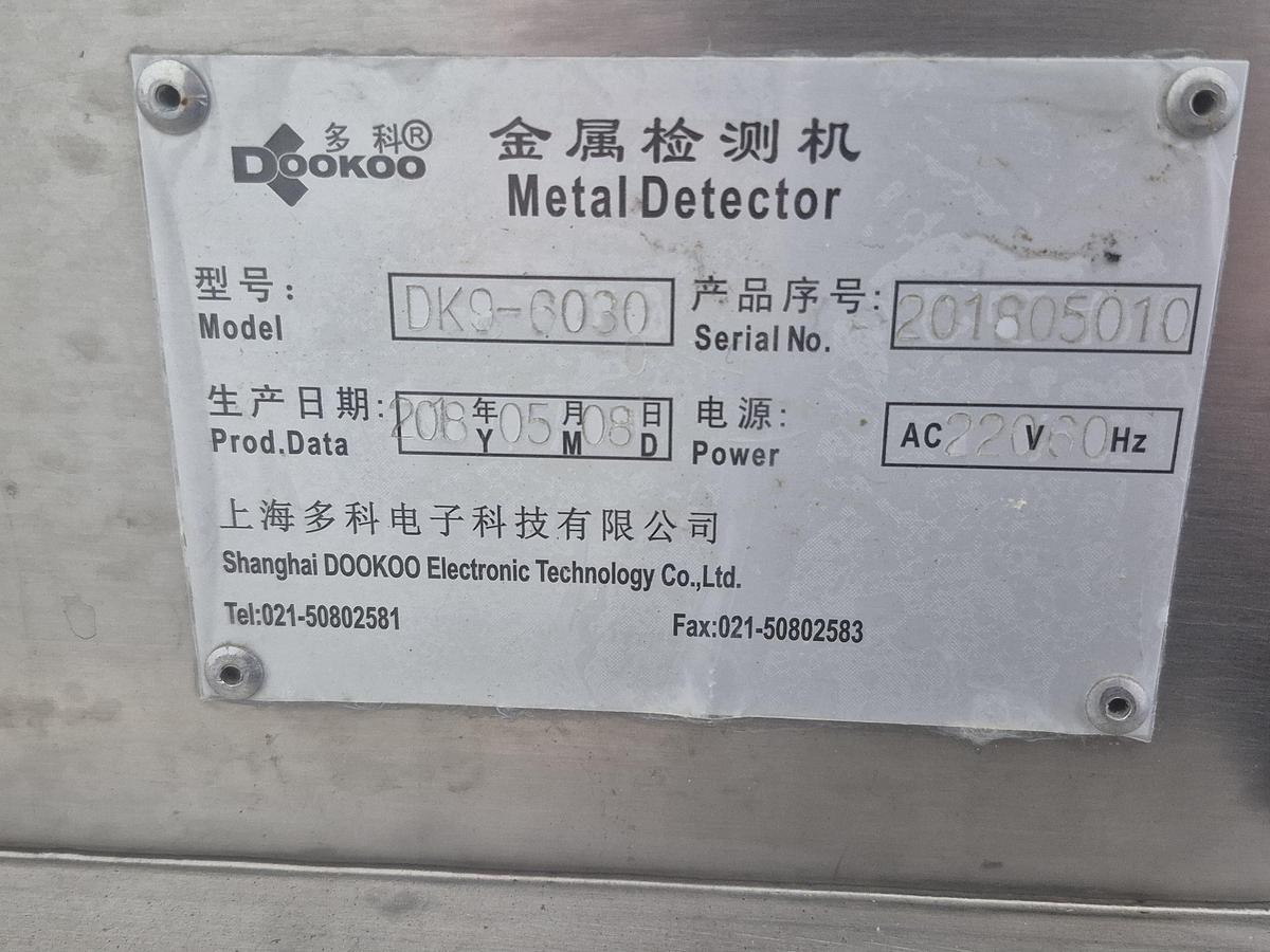 Used Dookoo DK9-6030 Metal Detector