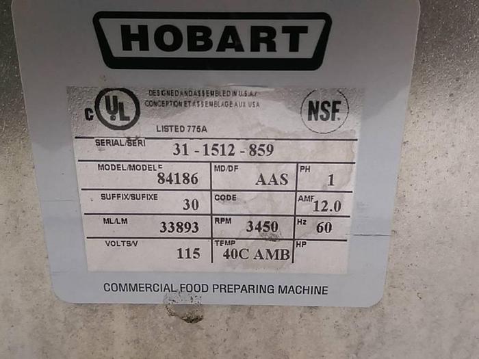 Used Hobart 84186 Buffalo Chopper