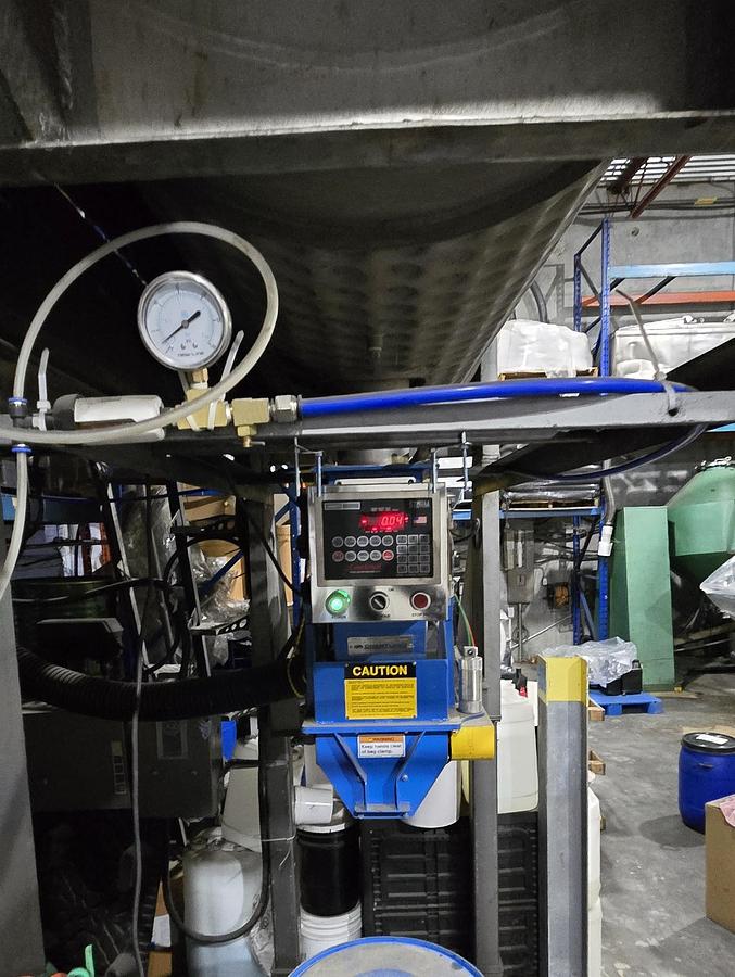 Used Jacketed Ribbon Blender with Chantland Filling System
