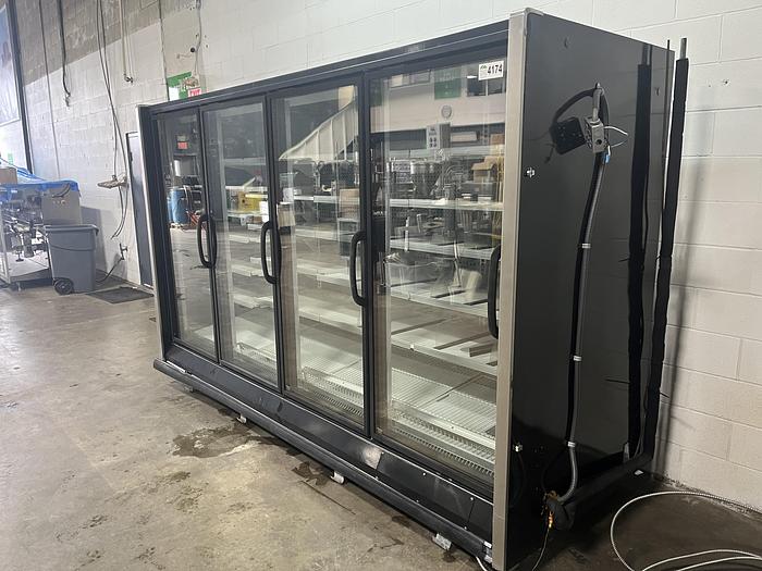 Used Hussman RL-4 4 Door Reach-In