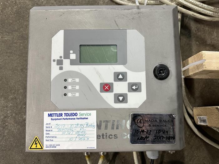 Used Mettler-Toledo Inline Metal Detector