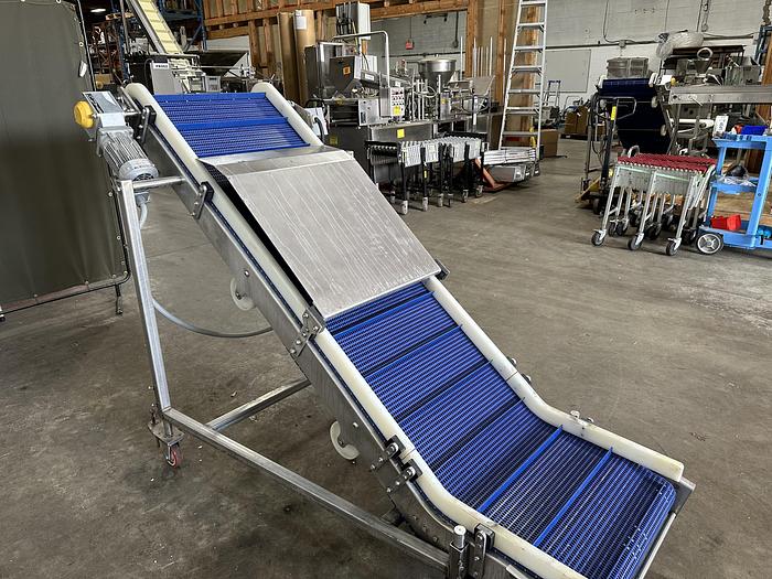 Used Incline Modular Conveyor
