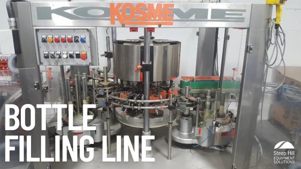 Used Complete Bottle Filling Line