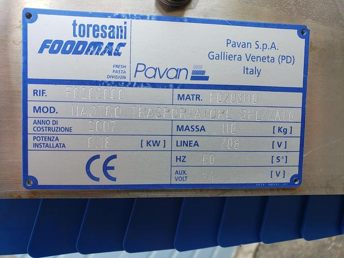 Used 6ft SS Incline Conveyor