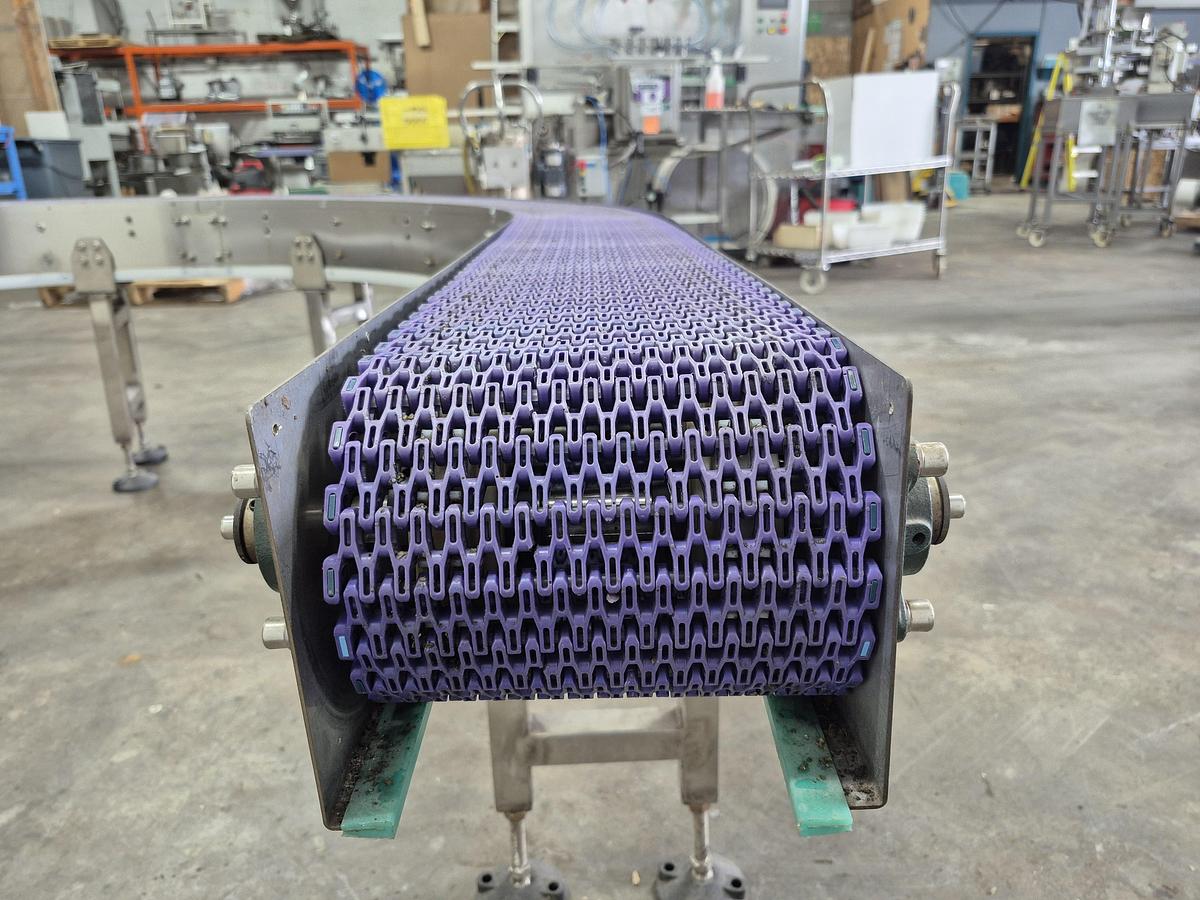 Used 180° Curved Conveyor Belt