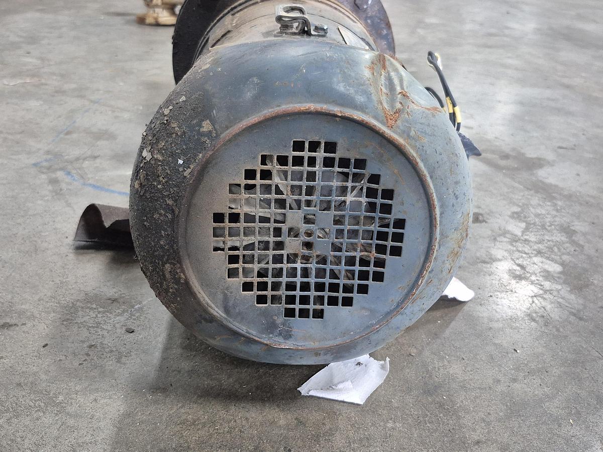 Used Marathon 5 HP Motor with Gear Reducer 