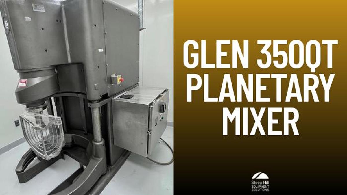 Used Glen 340qt Planetary Mixer w/ Bowl