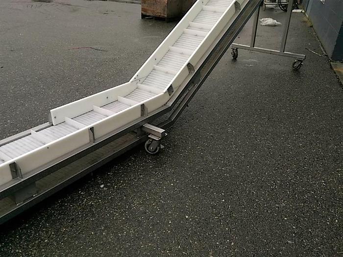 Used 22' long Incline Conveyor