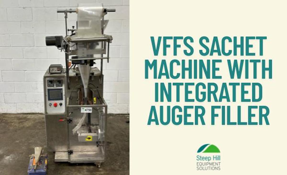 Used Vertical Form Fill Sachet Machine with Auger Filler