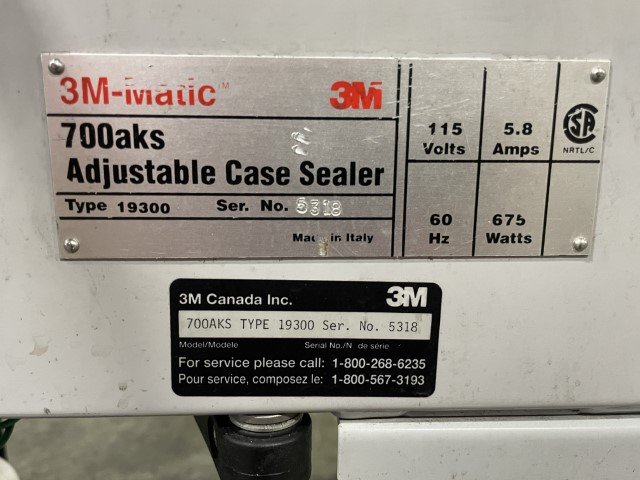 Used 3M-Matic 700aks Case Sealer