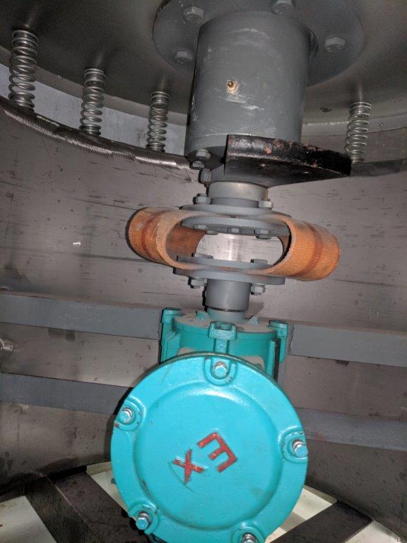 Used DZJX Round 2-Deck Vibratory Sifter Separator