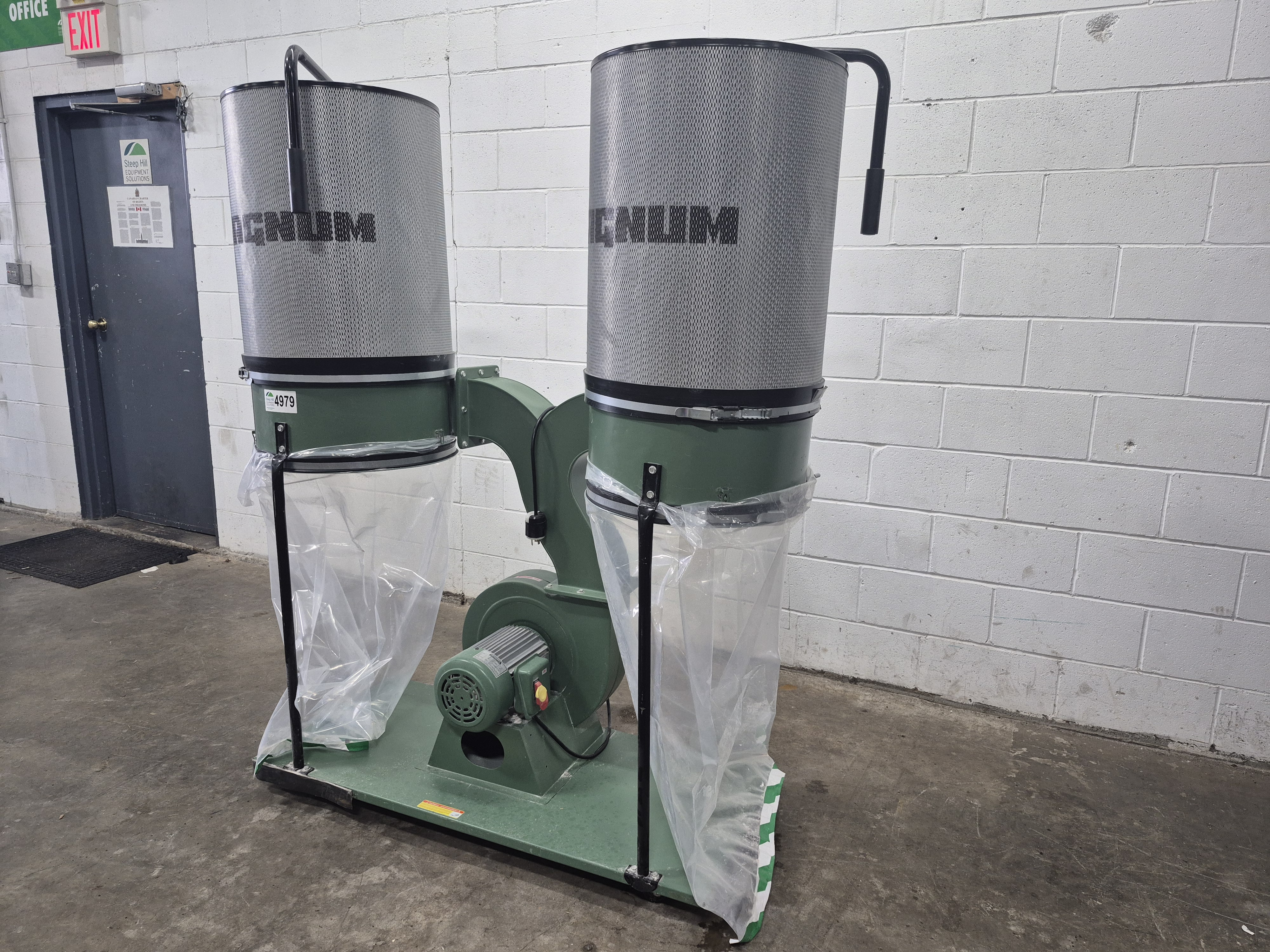 Used General International 10-210 M1 2 Bag Dust Collector
