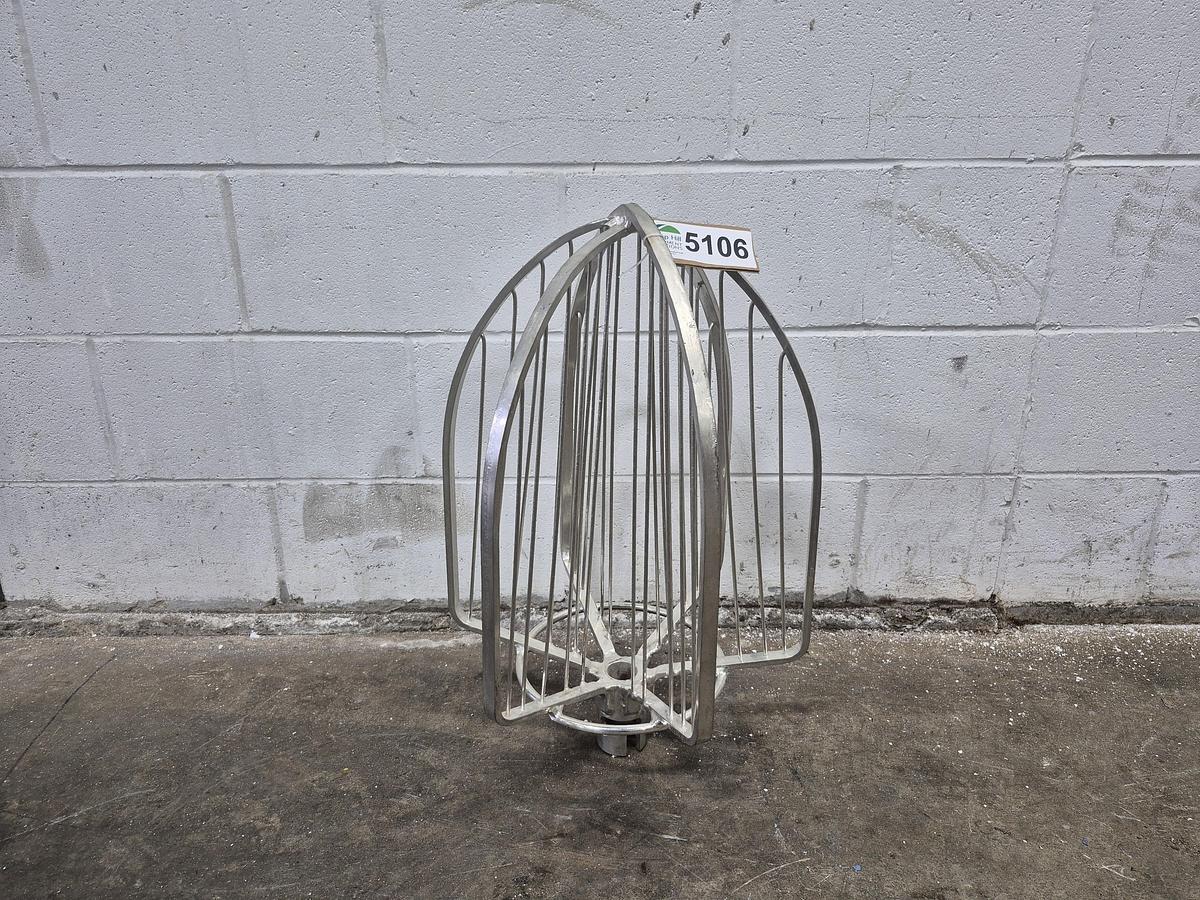 Used Hobart C-Wing Tinned 140 Quart Whisk