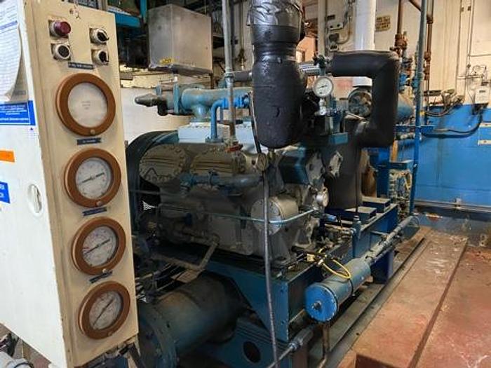 Used Compressor Room with Wittemann Hasselberg CO2 Packaged & Haffmans