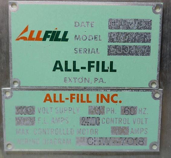 Used All-Fill PW-12 Checkweigher