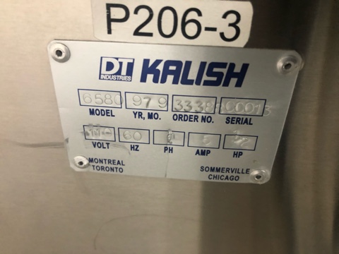 Used Kalish 6580 Automatic Bottle Cleaner