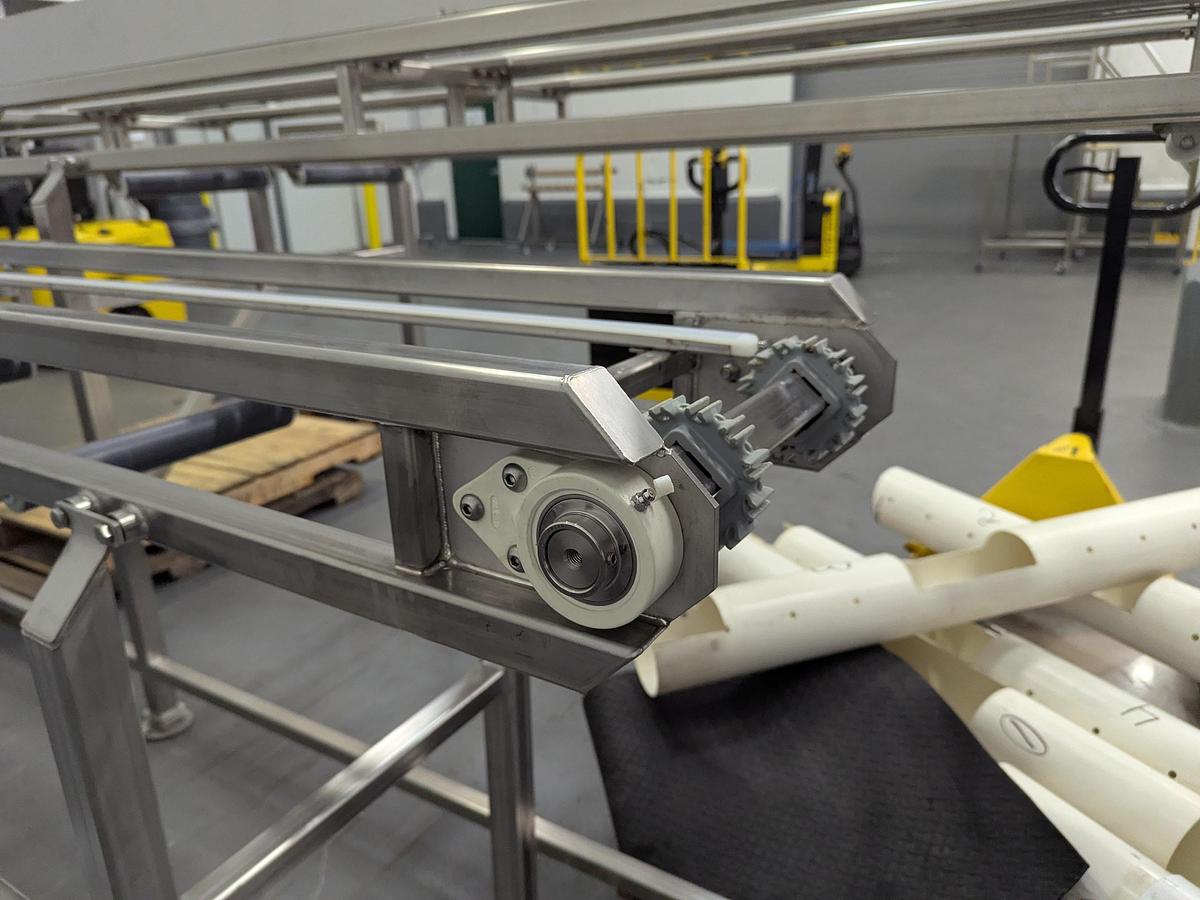 Used Apple Infeed Conveyor System