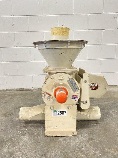 Used Kice VJ Rotary Airlock Valve with Hopper