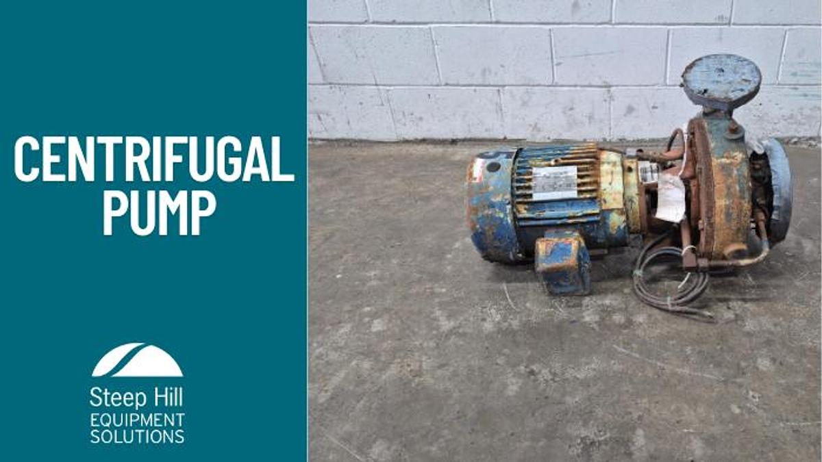 Used Cornell Centrifugal Pump with 5 HP Motor
