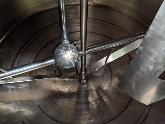 Used CE Howard 600 Gallon Jacketed Tank