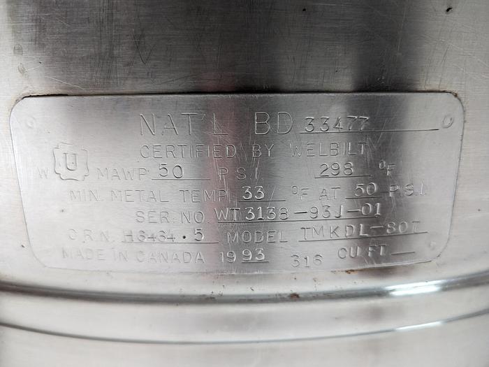 Used Cleveland TMKDL-80T Steam-Jacketed Twin Kettles