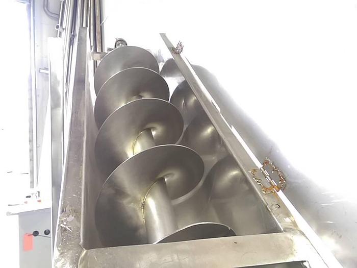 Used Adjustable Incline Auger Conveyor