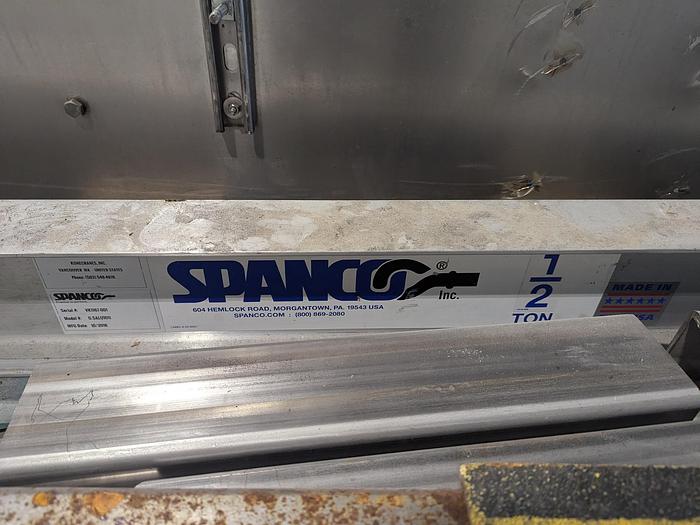 Used Spanco 1/2 Ton Aluminum Gantry Crane
