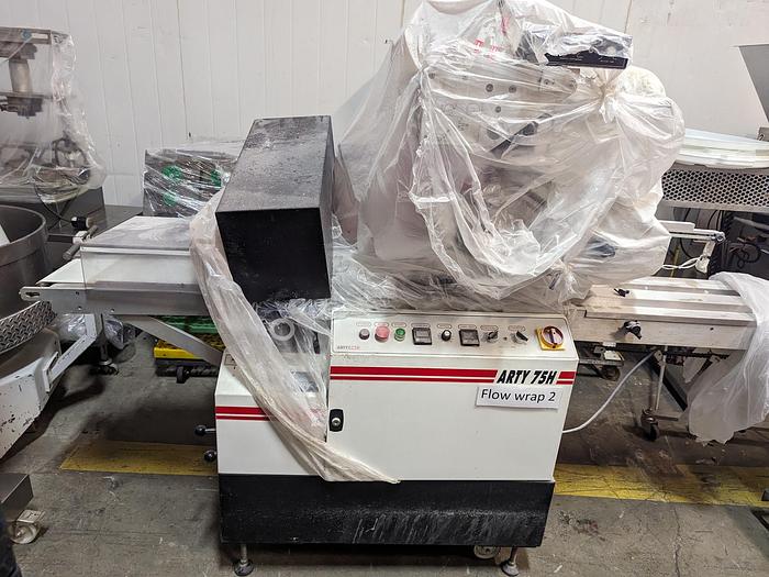 Used ARTY 75H Auto Horiztontal Flow Wrapper