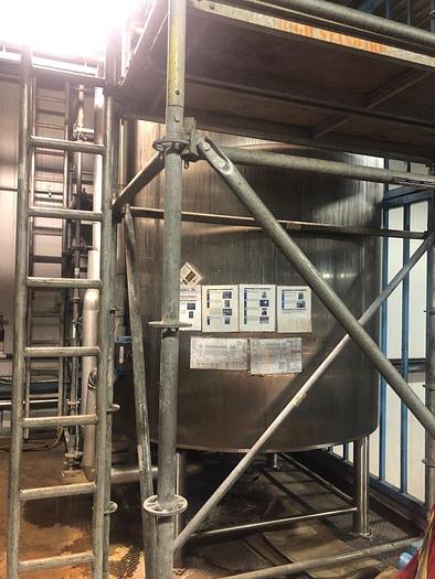 Used 10,000L Glycol-Cooled Jacketed Tank