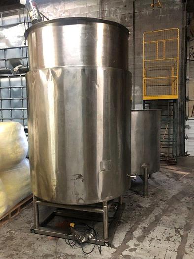 Used 600 Gallon SS Jacketed Tank