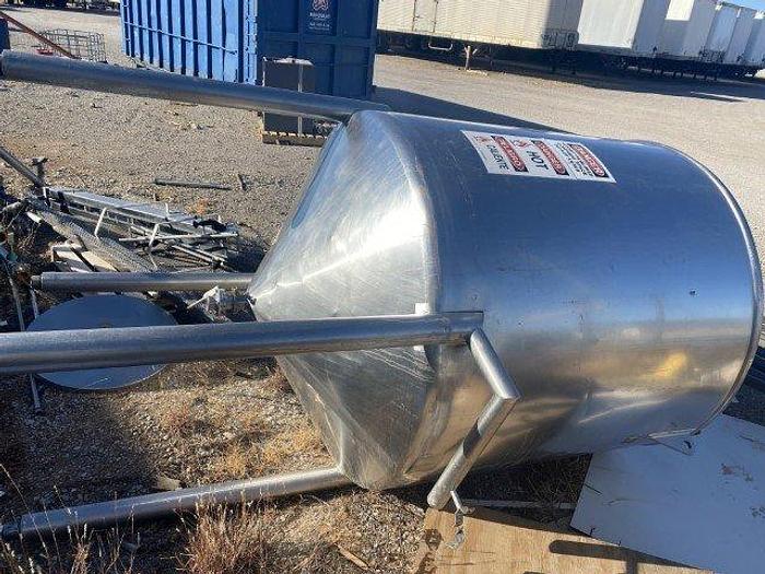 Used SS Cone-Bottom Tank