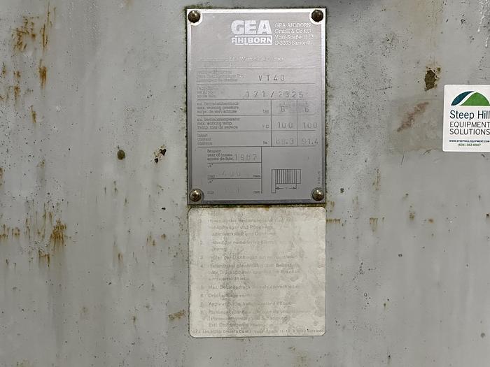 Used GEA-Ahlborn Heat Exchanger VT40