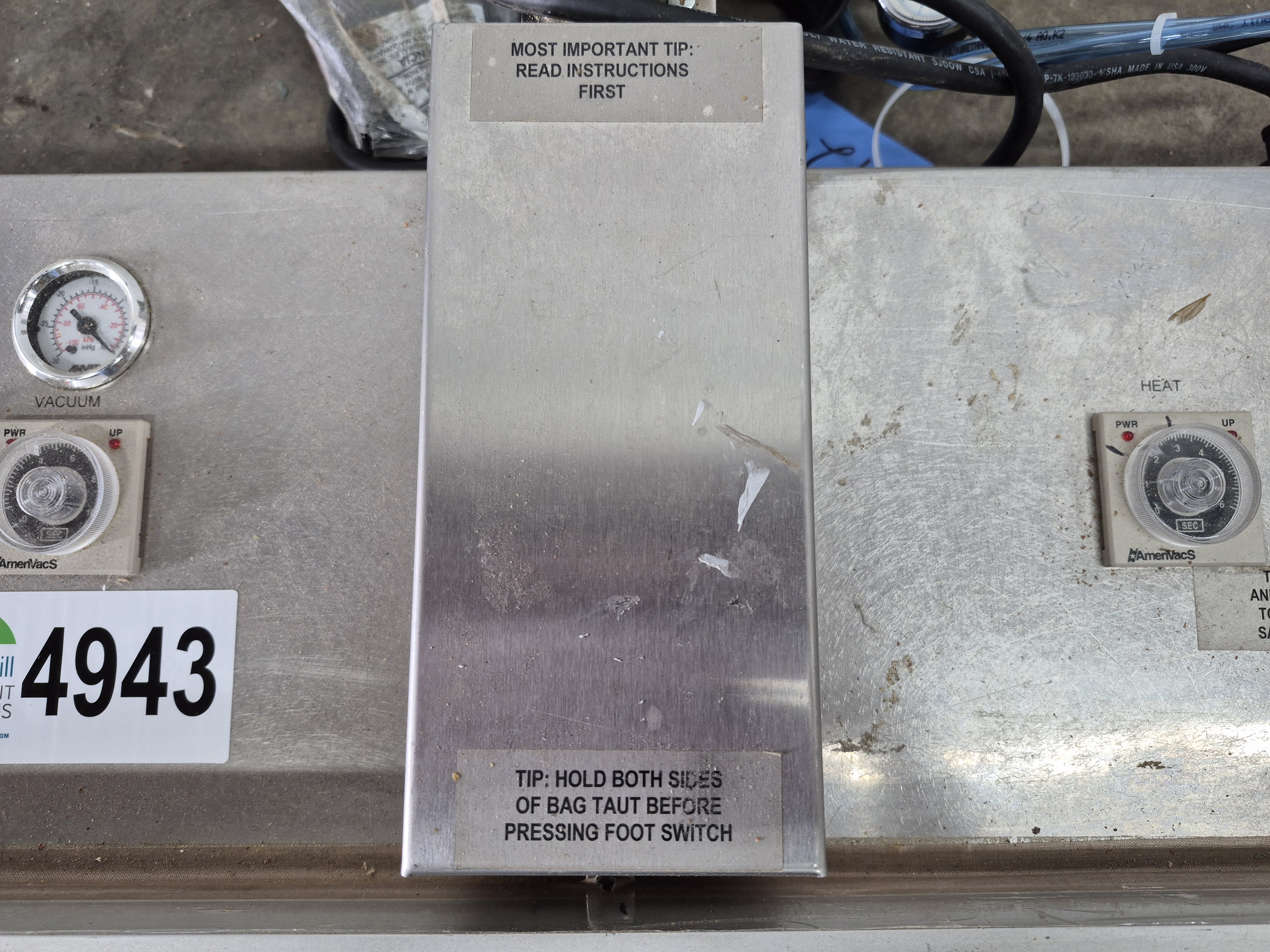 Used AmeriVacS AVS-20 Vacuum Impulse Heat Sealer