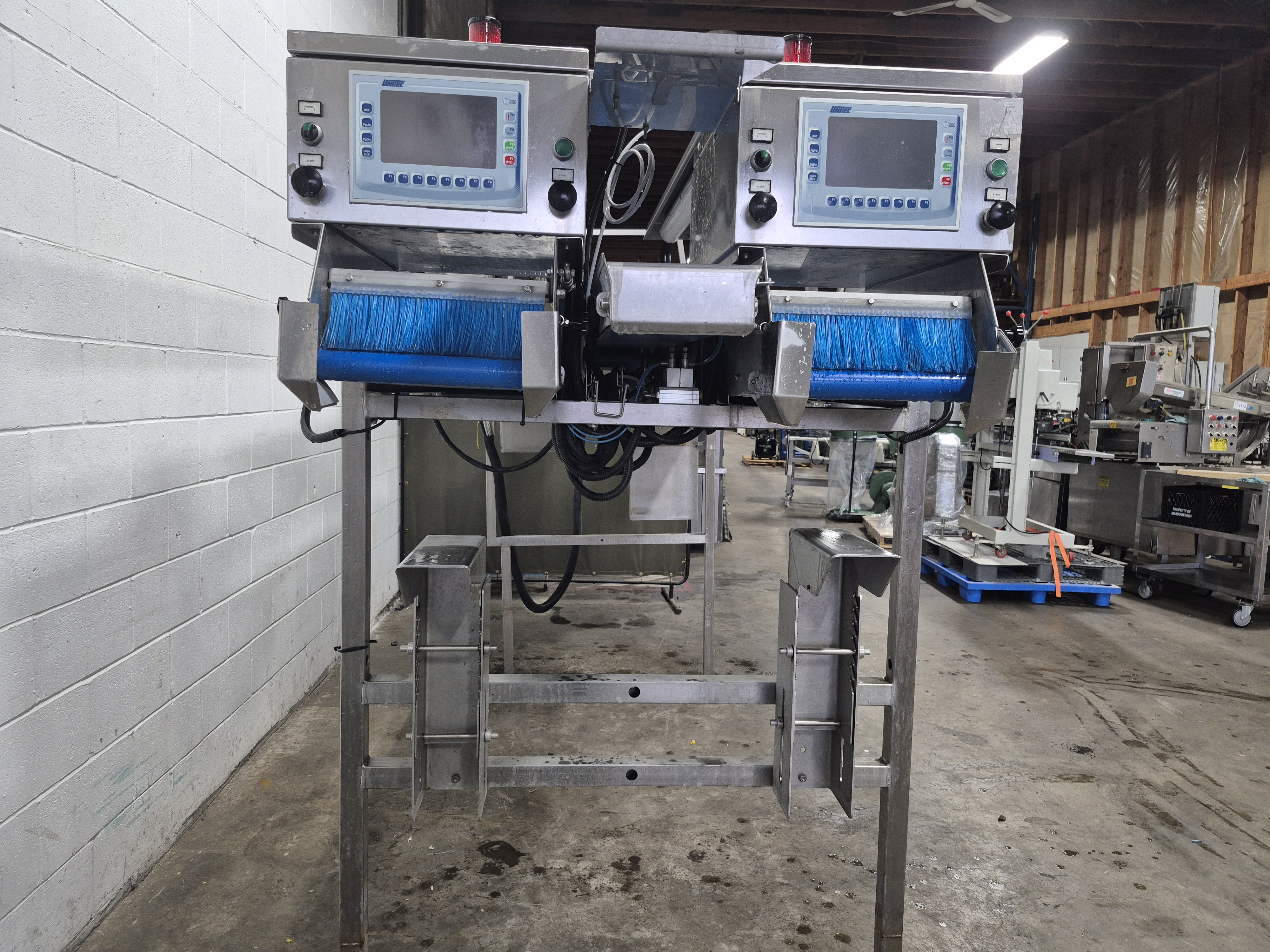 Used Unitec 2-Lane Inspection & Box Filler