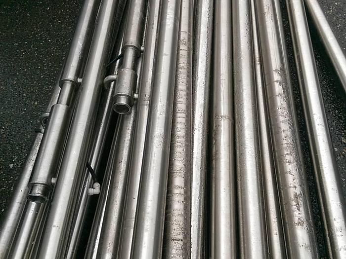 Used Sanitary 2" Jacketed Double Tube Pipe