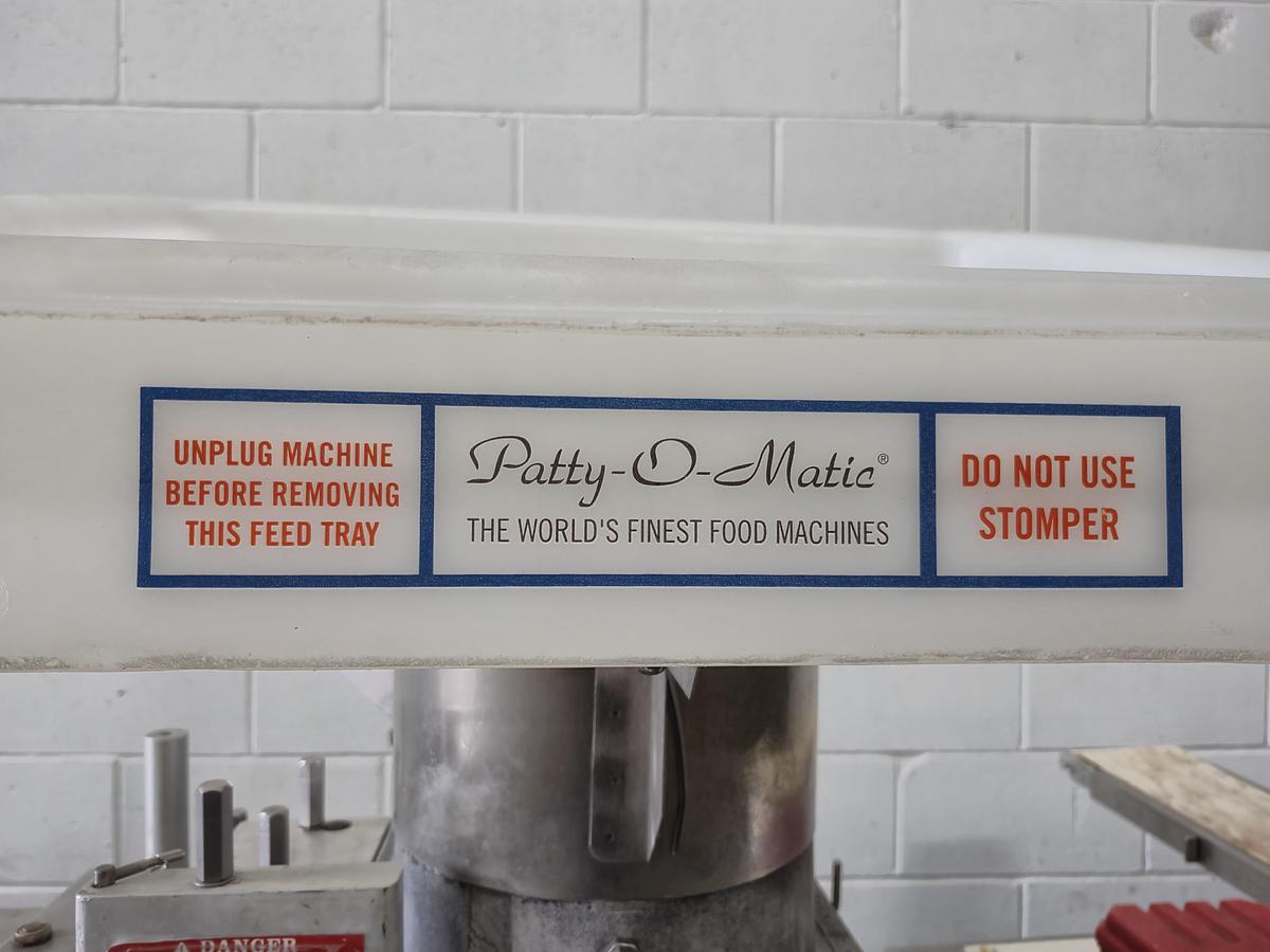 Used Patty-O-Matic CC35 Food Former & Stacker Conveyor Station