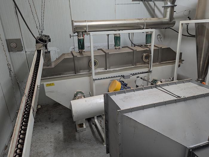 Used Combination Belt and Fluid Bed Dryer System