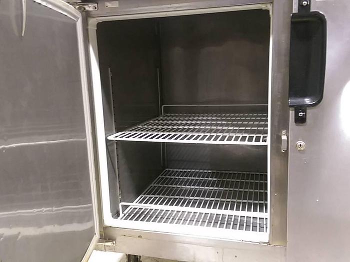 Used Stainless Steel Solid Door Fridge / Freezer