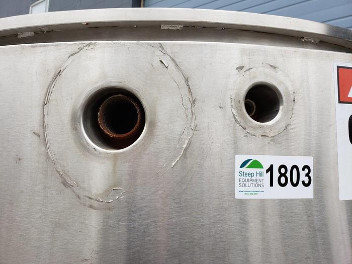 Used 500 Gallon SS Jacketed Holding Tank