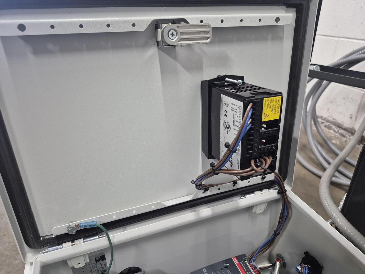 Used Dual Unit Heater System w/ Thermostat & C02 Detector 