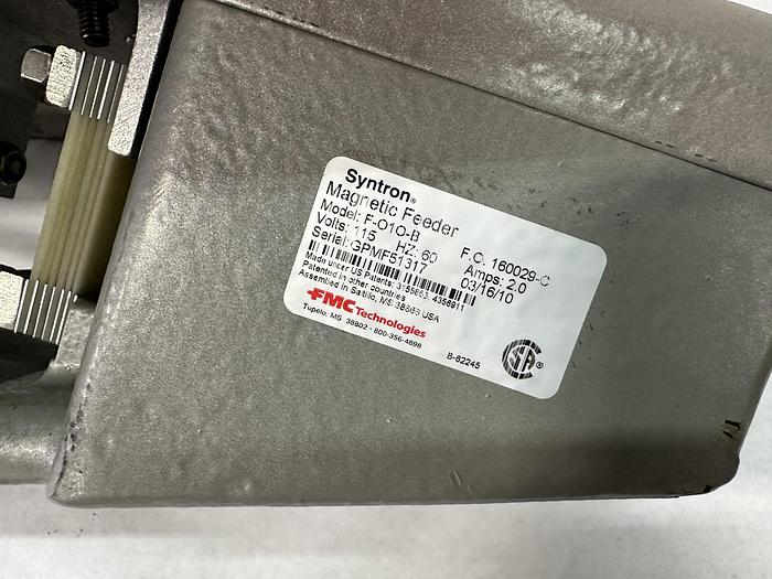 Used Syntron Magnetic Feeder F-O1O-B