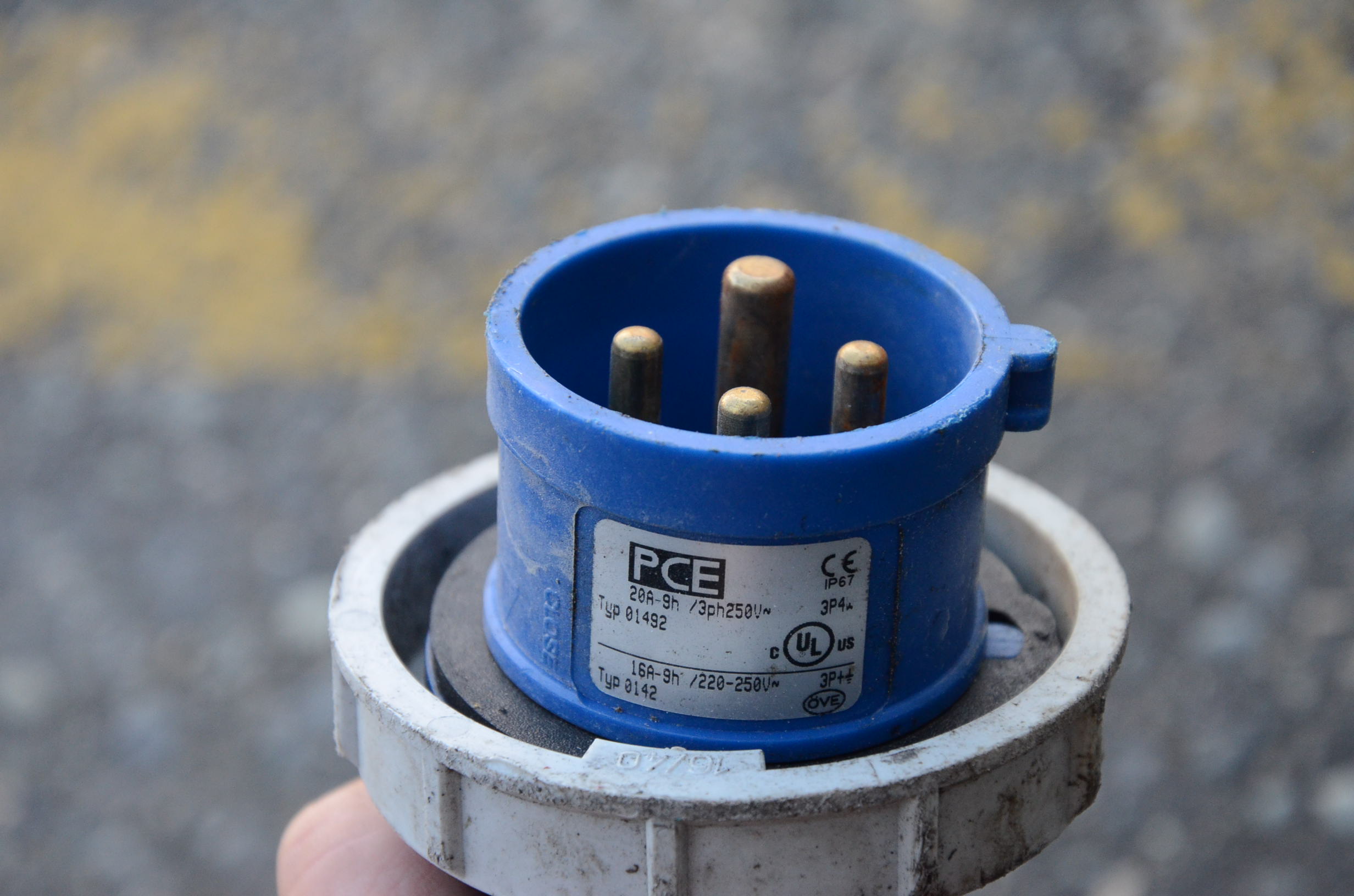 Used Berry Tumbler with Sprayer Coater