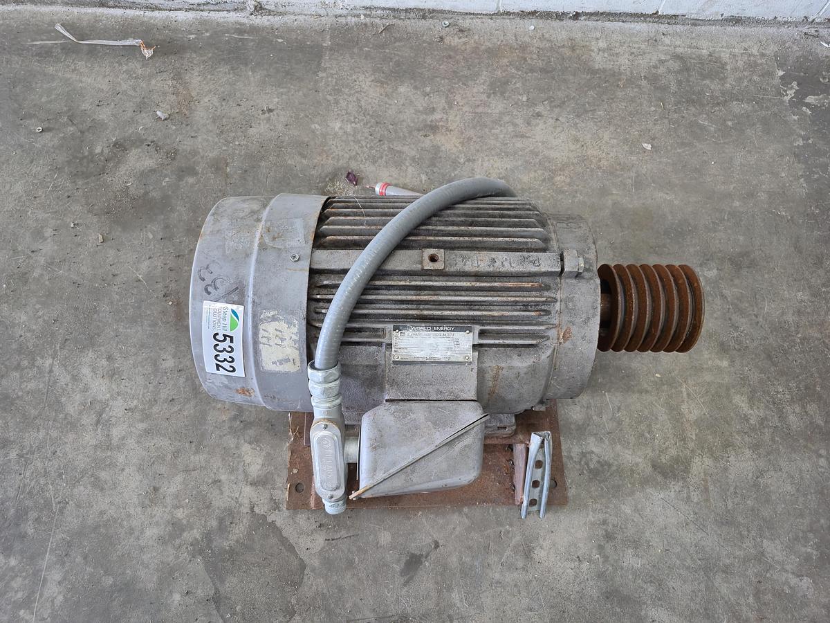 Used Toshiba Corporation World Energy 3 Phase Induction Motor